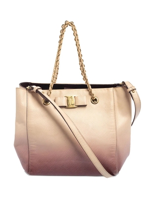 Ferragamo Pre-Owned 2024 gradient-effect tote bag - Pink