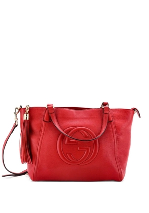 Gucci Pre-Owned Soho Convertible Top Handle Bag Leather Small satchel - Red