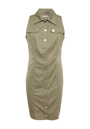 Burberry Pre-Owned cotton button-front dress - Green