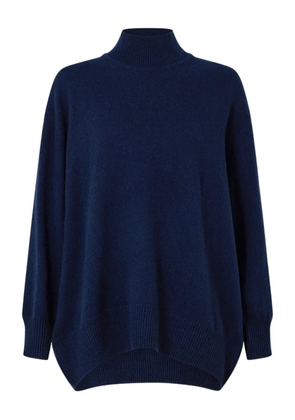 Camilla turtle-neck sweater - Blue
