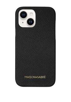 MAISON de SABRÉ Leather Phone Case (iPhone 14) - Black