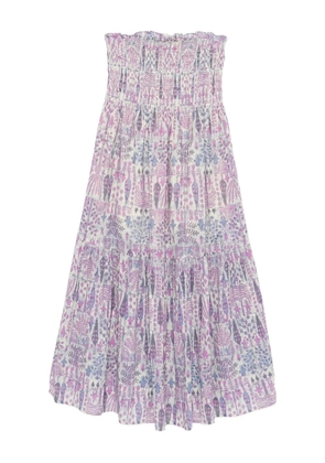 Ba&Sh Piala smocked floral-print dress - Pink