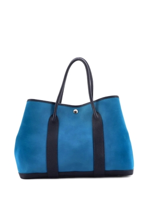 Hermès Pre-Owned Garden Party Toile and Leather 36 tote bag - Blue
