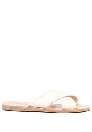 Ancient Greek Sandals Philourgos slip-on slides - White