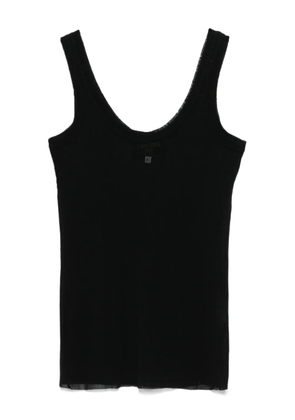 Jean Paul Gaultier Pre-Owned 2000s scoop-neck tank top - Black