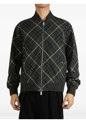 Burberry Check jacket - Grey