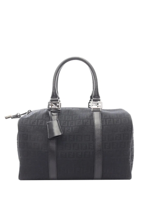 Fendi Pre-Owned 2010-2025 Zucchino Canvas boston bag - Blue