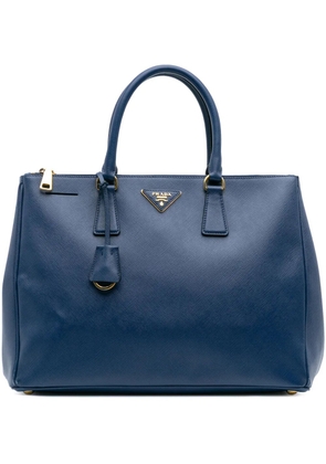 Prada Pre-Owned 2000-2025 Large Saffiano Lux Galleria Double Zip tote bag - Blue