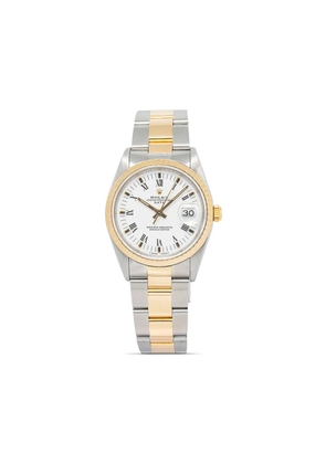 Rolex pre-owned Date 34mm - White
