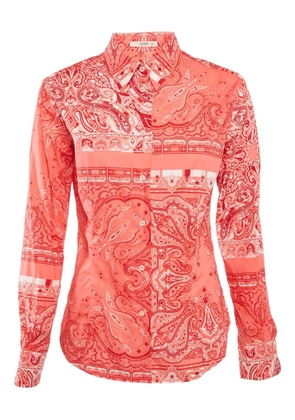 Etro Pre-Owned paisley-print button-up shirt - Pink