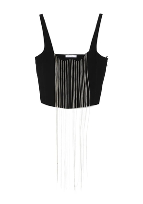 Patrizia Pepe chain-embellished top - Black