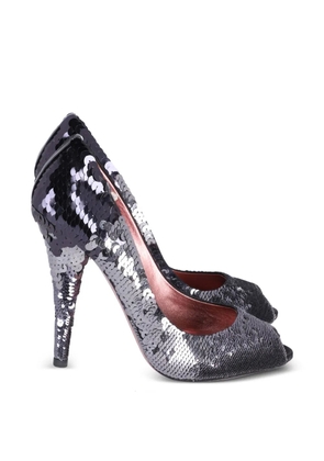 Miu Miu Pre-Owned peep-toe pumps - Purple