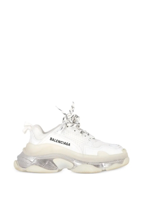 Balenciaga Pre-Owned Triple S Clear sneakers - White