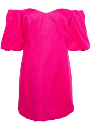Rhode Dali linen mini dress - Pink