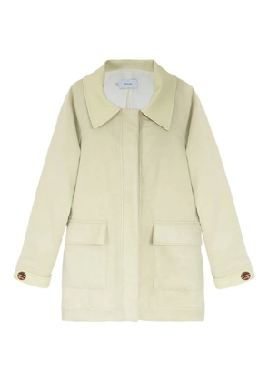 Isolda Deserto collared pocket parka - White