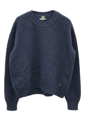 Hermès Pre-Owned 2010s ribbed-knit cashmere jumper - Blue