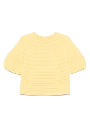 Pleats Please Issey Miyake Mushroom top - Yellow