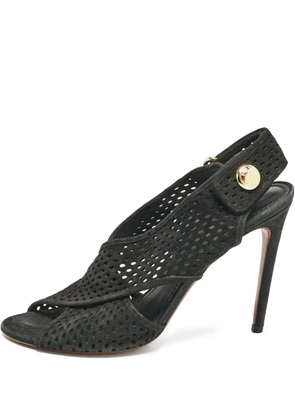 Louis Vuitton Pre-Owned 120mm leather sandals - Black