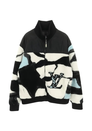 Louis Vuitton Pre-Owned 2010 logo fleece jacket - White