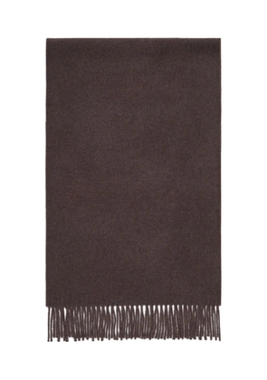 Brunello Cucinelli fringe cashmere scarf - Brown