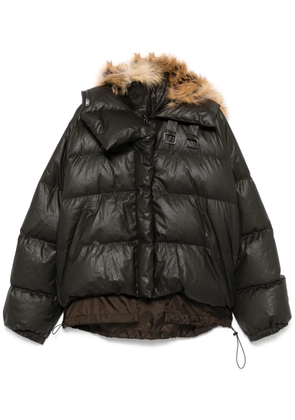 Ottolinger deconstructed puffer jacket - Brown