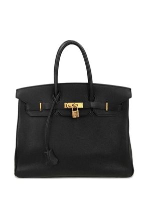 Hermès Pre-Owned 2003 35 Birkin leather tote bag - Black