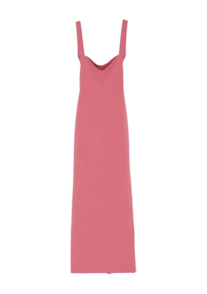 Solace London square-neck maxi dress - Pink