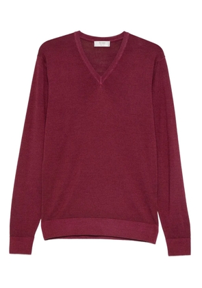 Ferrante V-neck sweater - Red