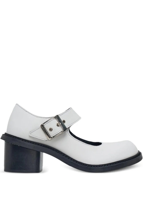 Comme Des Garçons x Phileo Mary Janes buckle pumps - White