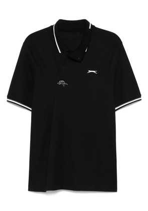 PROTOTYPES Wrapped polo shirt - Black