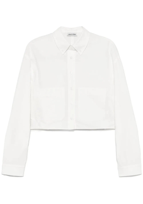 Low Classic cropped top - White