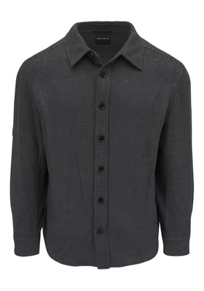 Zegna long-sleeves collared shirt - Grey
