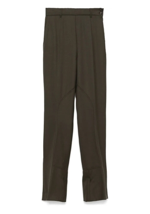 Prada Pre-Owned 2000s stirrup-cuffs trousers - Green