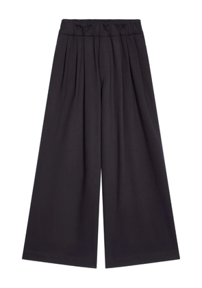 DRIES VAN NOTEN cotton wide-leg trousers - Blue
