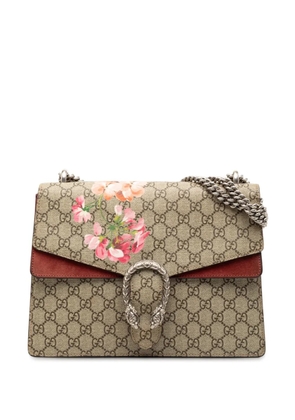 Gucci Pre-Owned 2016-2026 Medium GG Supreme Blooms Dionysus shoulder bag - Brown