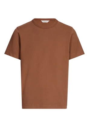 SELECTED cotton T-shirt - Brown