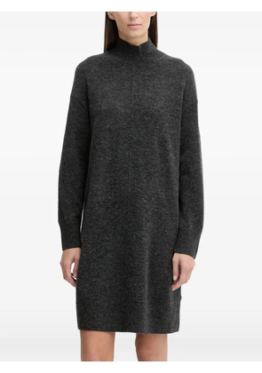 Marc O'Polo turtleneck long-sleeved midi knitted dress - Grey