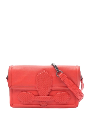 Bottega Veneta Pre-Owned 2012-2025 Intrecciato Rialto crossbody bag - Red