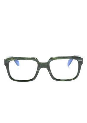 Cutler & Gross two-tone square-frame glasses - Blue