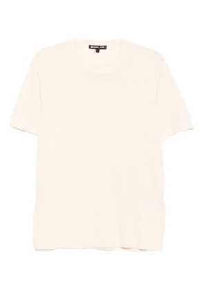 Michael Kors cotton knitted T-shirt - Neutrals