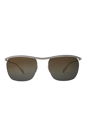 MR. LEIGHT titanium-frame rectangle sunglasses - Gold