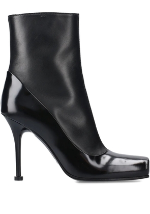 Premiata square-toe heeled boots - Black