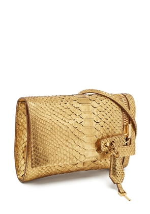 Tom Ford Pre-Owned python crossbody bag - Gold