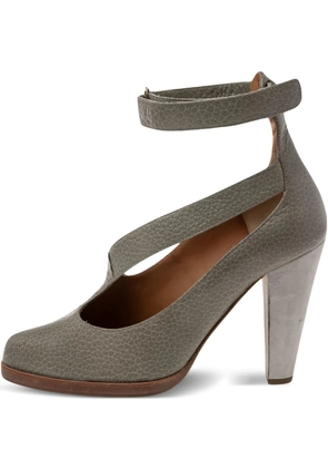 Chloé Pre-Owned 100mm leather pumps - Grey