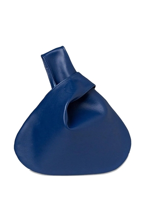 MARY SMALLWOOD knot-detail clutch bag - Blue