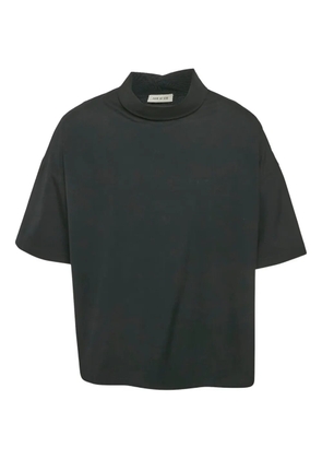 Fear Of God mock-neck cotton-wool tee - Black