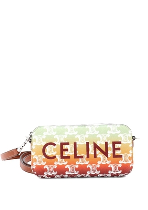 Celine Pre-Owned Horizontal Pouch Crossbody Bag Logo Triomphe Coated Canvas shoulder bag - Multicolour