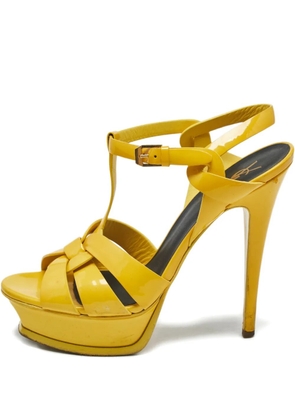 Saint Laurent Pre-Owned Tribute sandals - Yellow