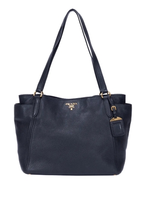 Prada Pre-Owned pebble-grain tote bag - Black