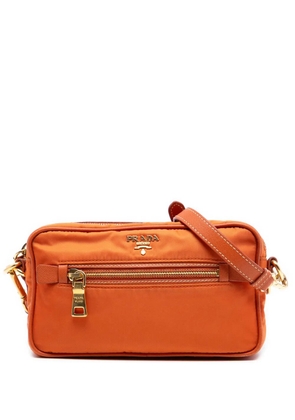 Prada Pre-Owned 2010-2025 Small Tessuto Front Pocket Camera Bag crossbody bag - Orange